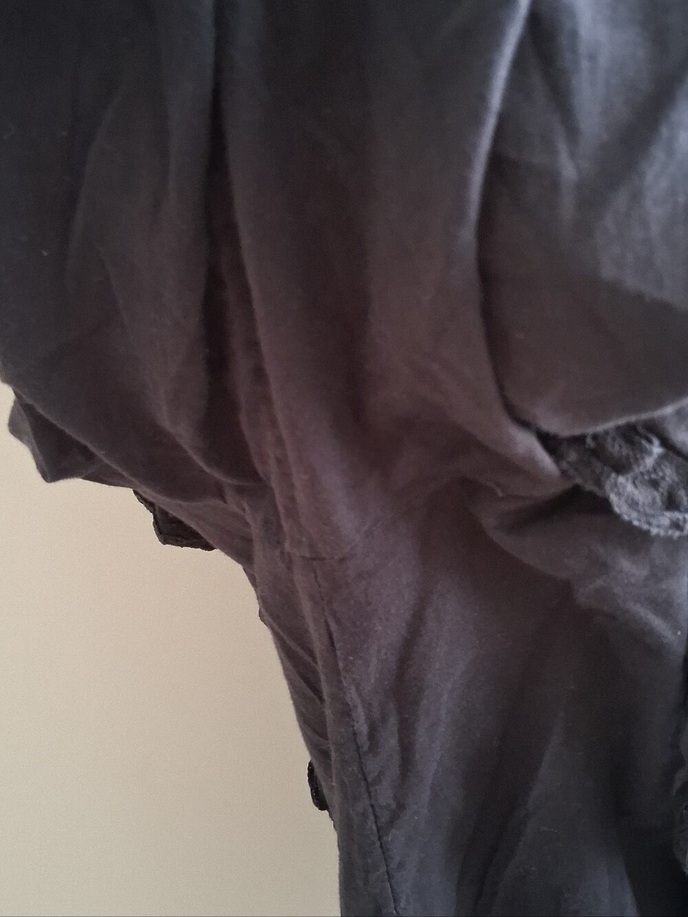 Aritzia Wilfred La Boheme Elie Broderie Cotton Lace Eyelet Dress Black Large - Picture 4 of 12